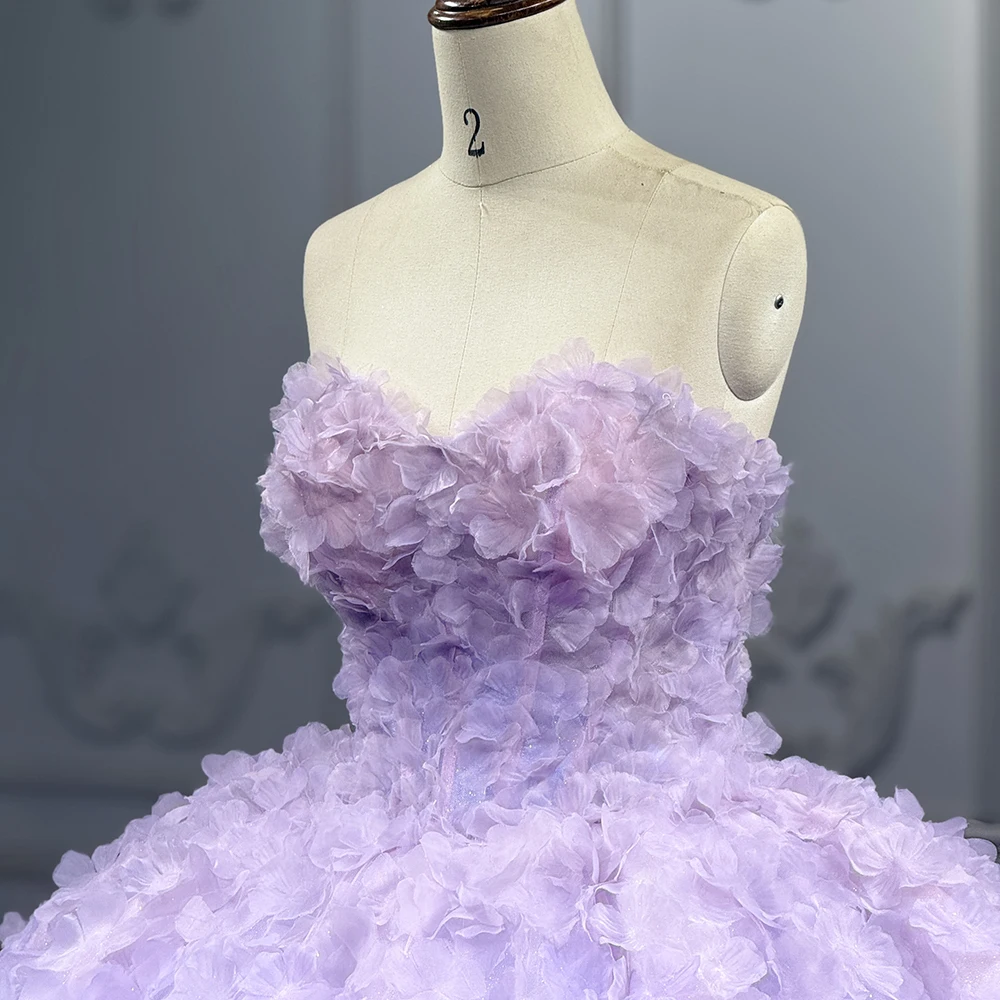 Robes De Quinceanera chics violet bretelles robes De 15 Anos De Dos Piezas vente en gros personnalisé à lacets dos Court Train