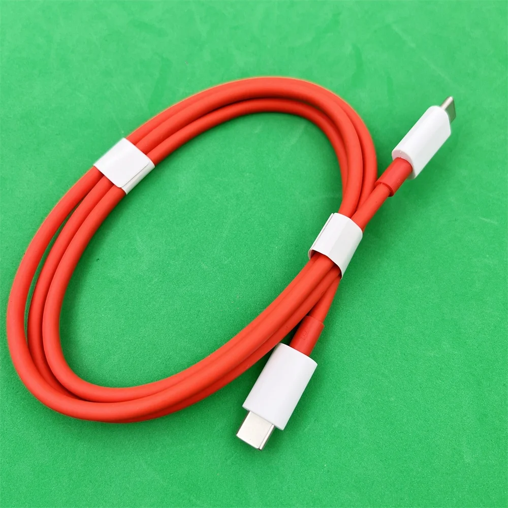 Original Oneplus Type-C To Type-C Cable 100W 80W Super Vooc Warp Charge 10A Fast Charging Cord For One Plus 15 15R 13 12 11 10 T