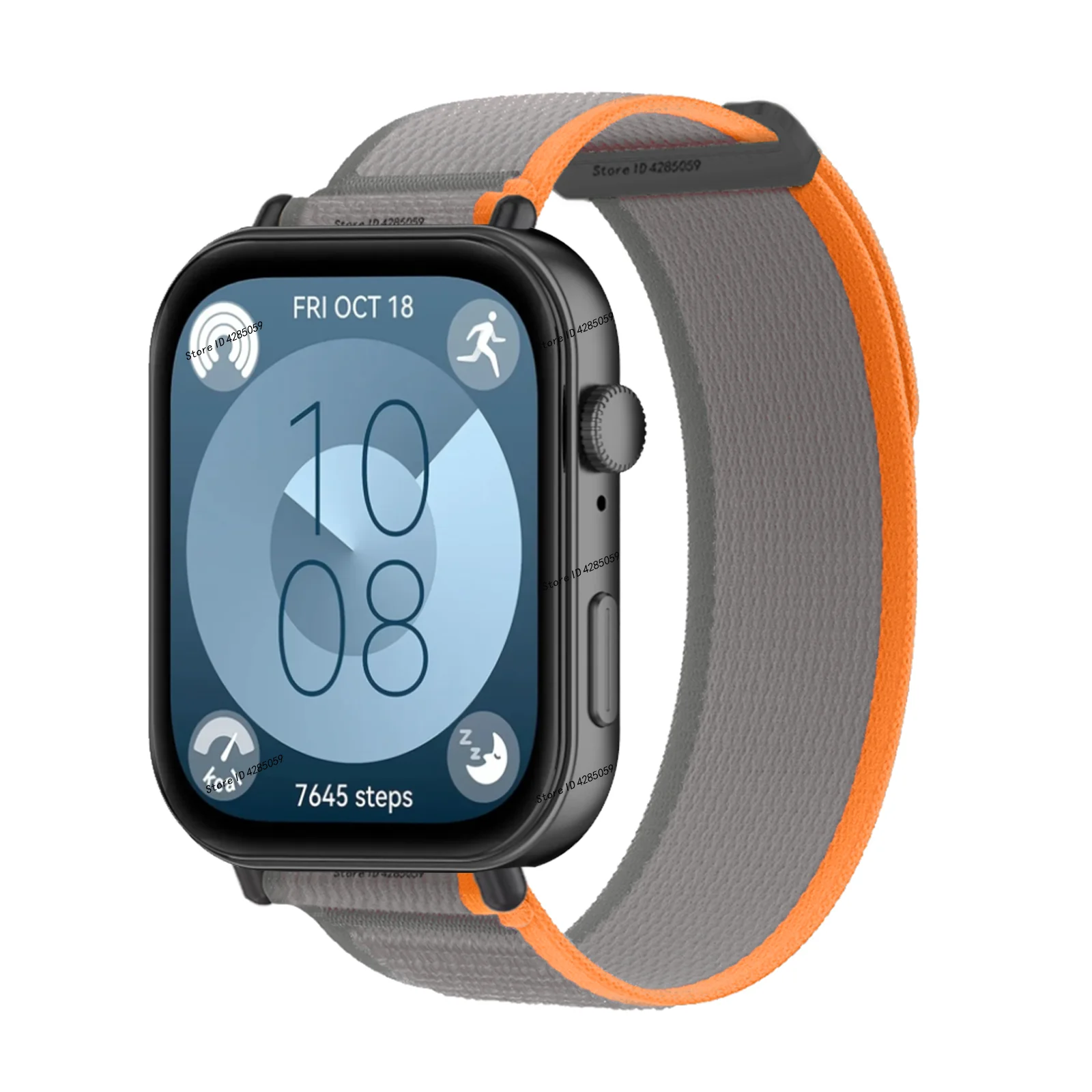 حزام حلقة من النايلون لساعة Huawei Watch Fit 3 Smartwatch Watchband الرياضية القابلة للتنفس سوار ساعة Fit 3 ملحقات موصل Correa