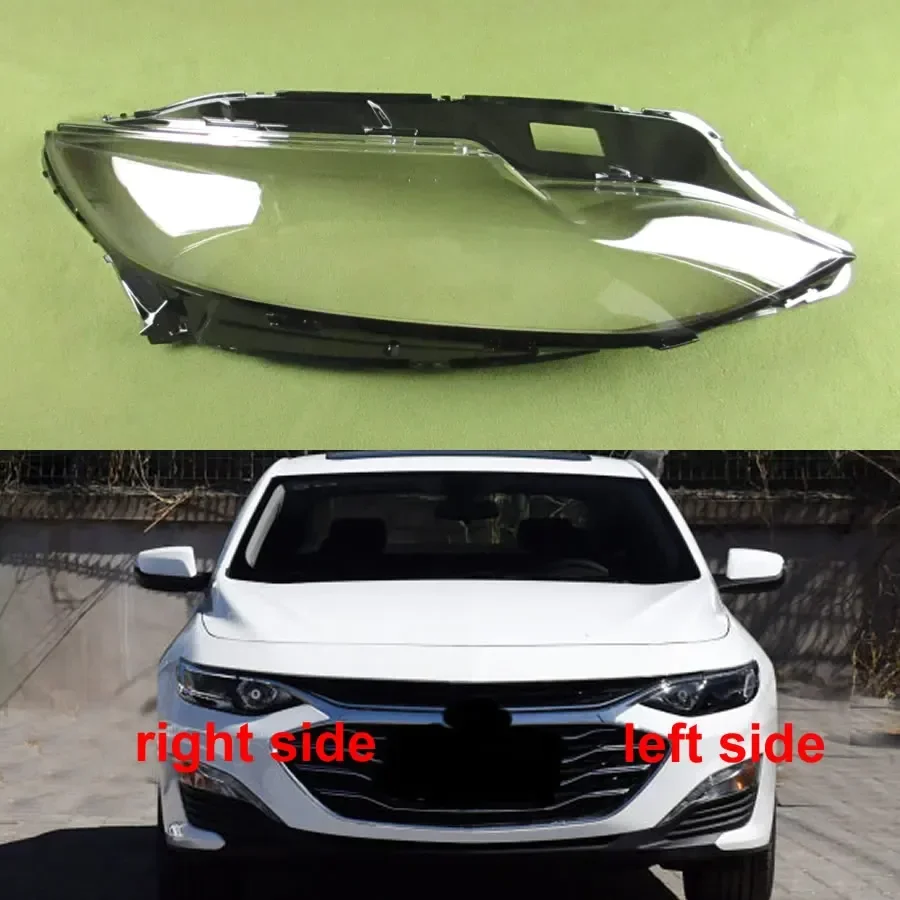 

For Chevrolet Malibu XL 2019 2020 2021 Transparent Lampshade Lamp Shade Front Headlamp Shell Headlight Cover Lens Plexiglass