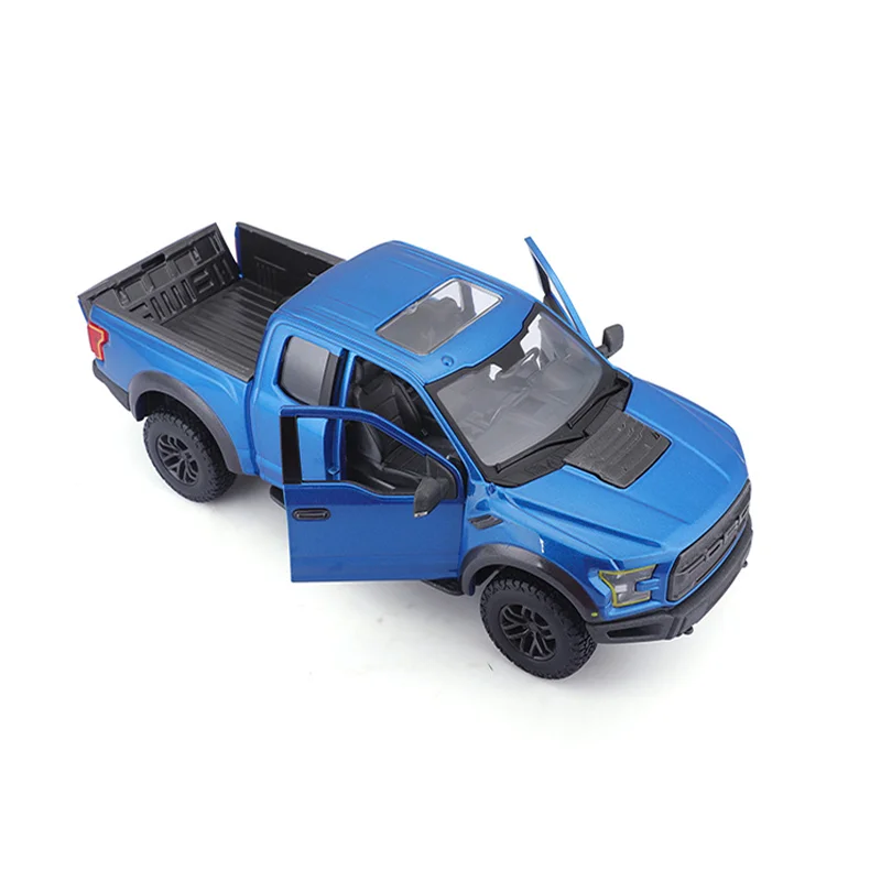 Maisto 1:24 2017 Ford F-150 Raptor Pickup Car Diecast Model Edition Alloy Luxury Vehicle Toys Collection Ornaments Children Gift