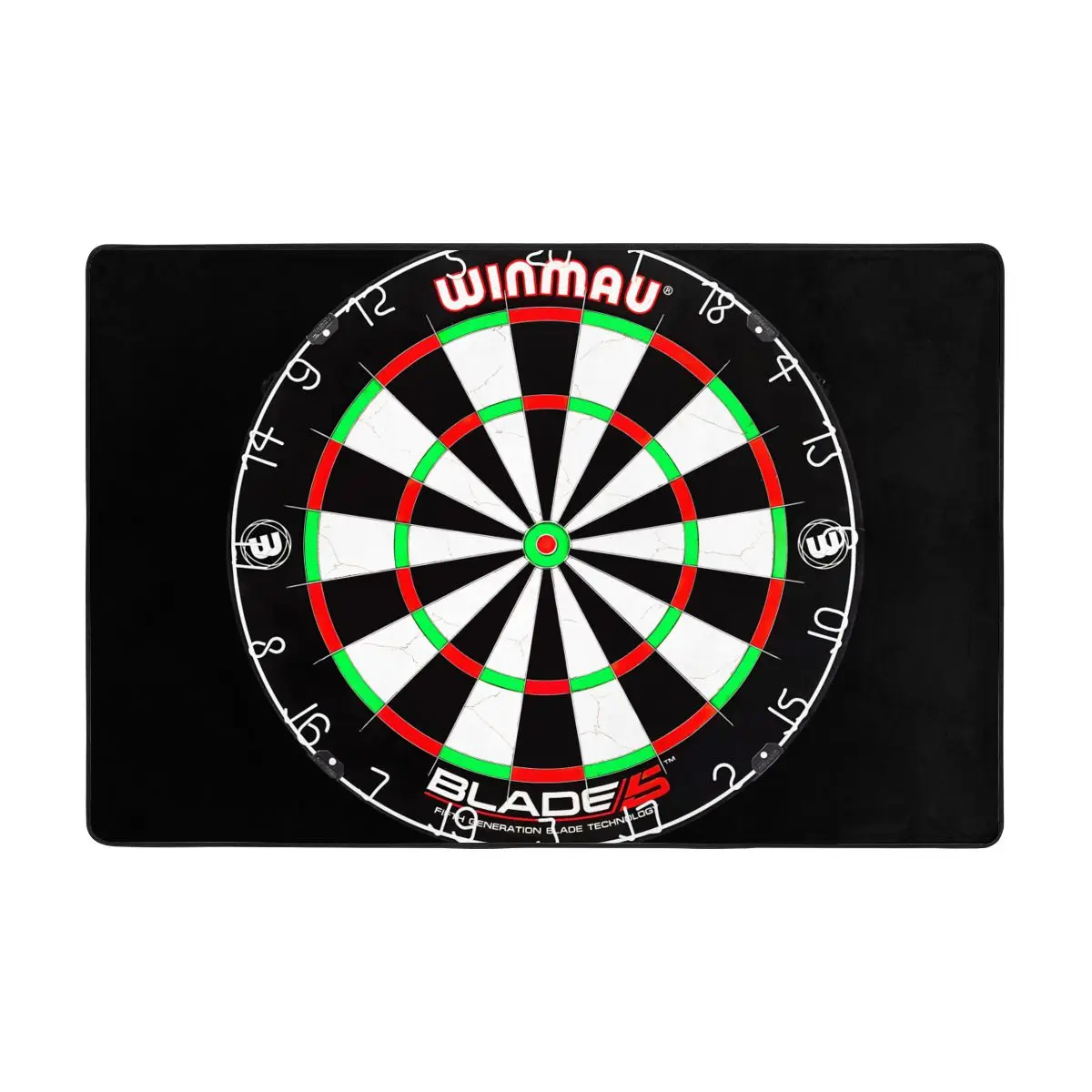 Winmau Blade 5 Dartboard Rug Carpet Hairy Baby Rug 24x36in Or bigger