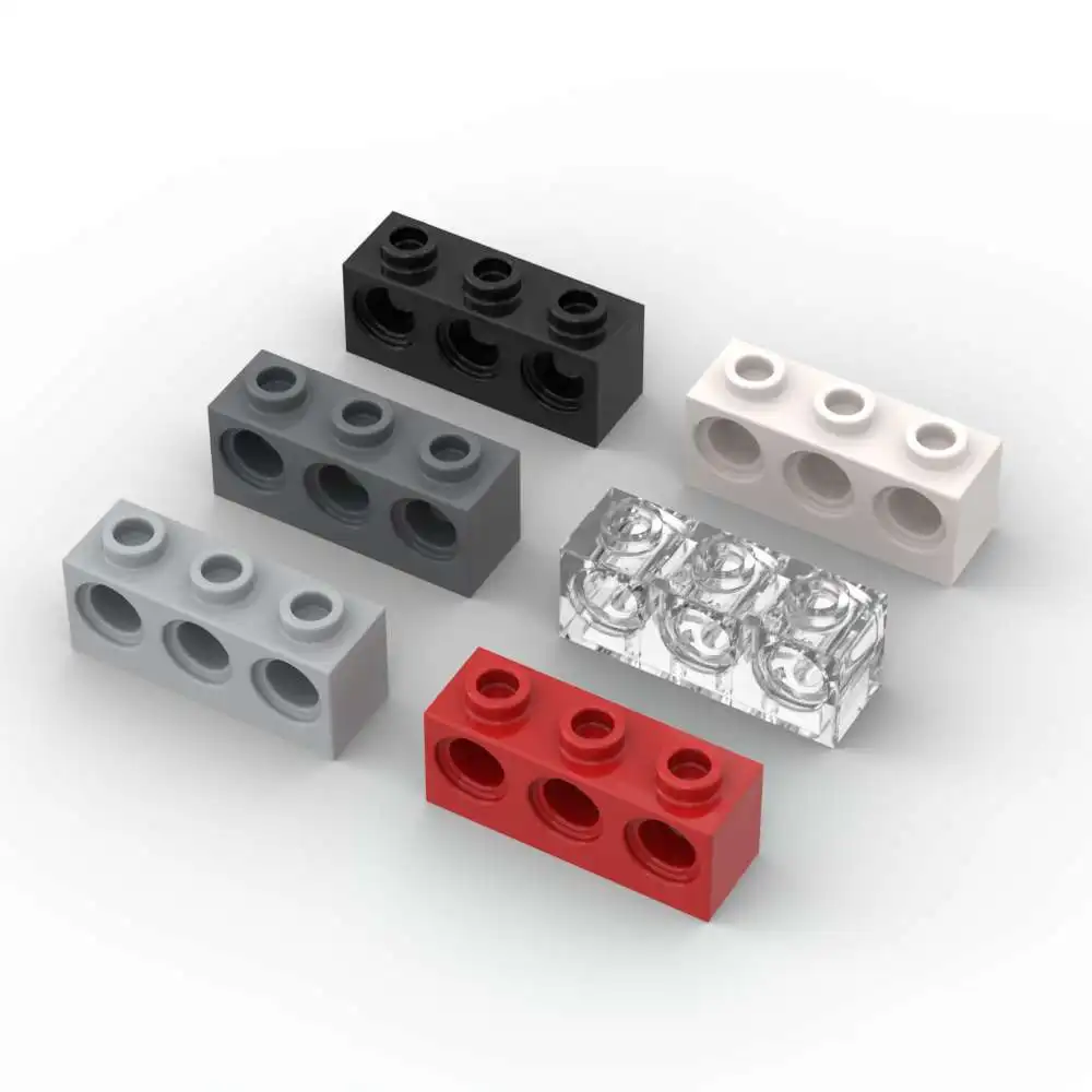 MOC 10 قطعة 5565 الطوب 1x3 مع ثقوب اللبنات عدة منزل القلعة التكنولوجيا الفائقة متوافق فكرة الجسيمات لتقوم بها بنفسك لعب هدايا الأطفال