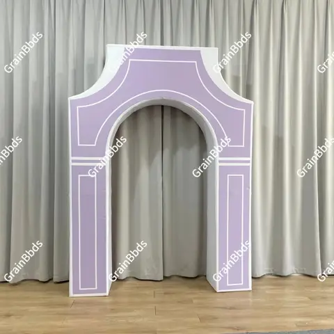 3D 문짝 프레임 오픈 아치, 파티 이벤트 배경, 스튜디오 배경, 웨딩 풍선 지지대, 웨딩 통로 장식