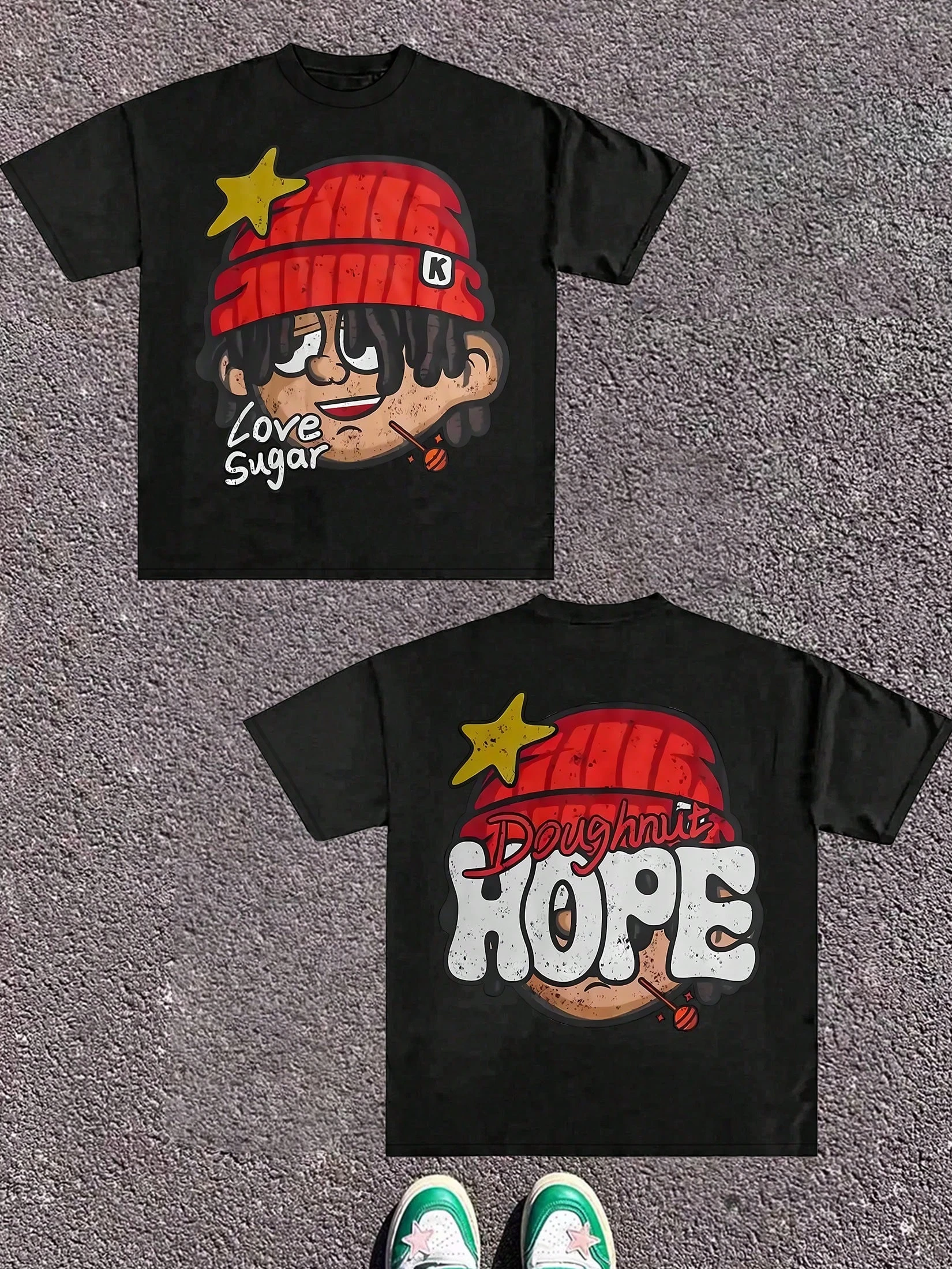 

Men's T-shirt Pure Cotton T-Shirt Men's Round Neck Short Sleeved Casual Pure Print Unisex Breathable harajuku COTTON streetwear