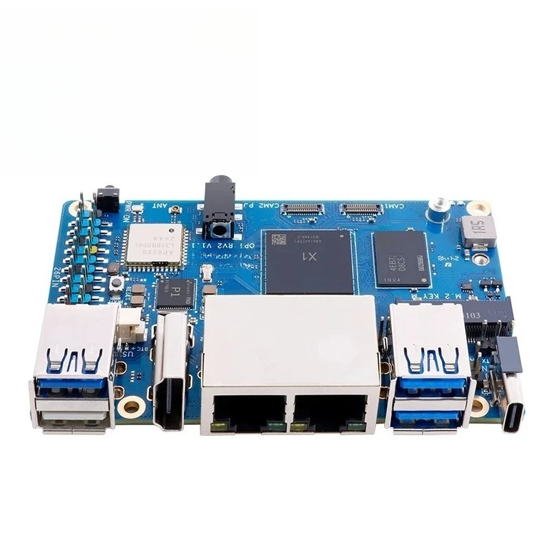RV2 8 Core RISC-V Single Board Computer 8GB LPDDR4X 2TOPS AI WiFi BT5.0 M.2 SSD Development Mini PC