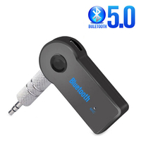 2 in 1 Wireless Bluetooth 5.0 Audio Transceiver Adapter 3.5mm Car Music Audio Aux Headset Receiving Handsfree Wireless Adapters