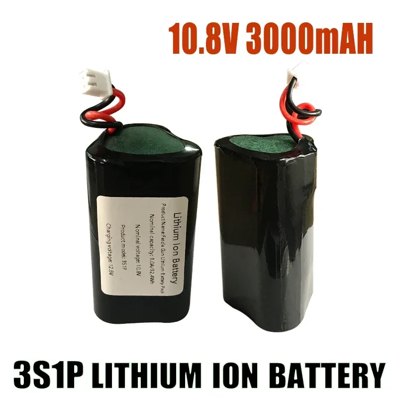 

3S1P 10.8V 3000mAh Rechargeable Lithium Battery Pack 3Ah Is Suitable for Fascia Gun 10.8V Electrical Appliances