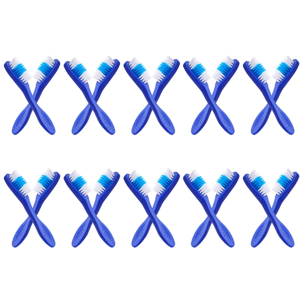 

20 Pcs Anti Self Harm Toothbrushes Mini Soft Clean Tools Plastic Prison Supplies Small Travel Oral Cleaning Brushes