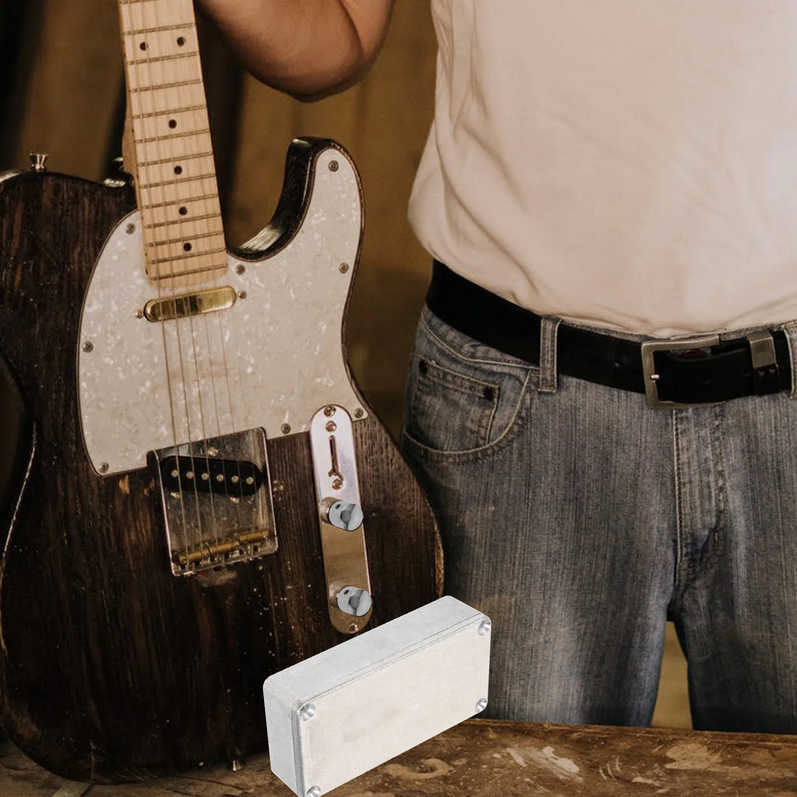 

Aluminum Pedal Enclosure Replacement Diecasting Stompbox Effect Accessories Metal Case Enclosure Replacement For Guitar