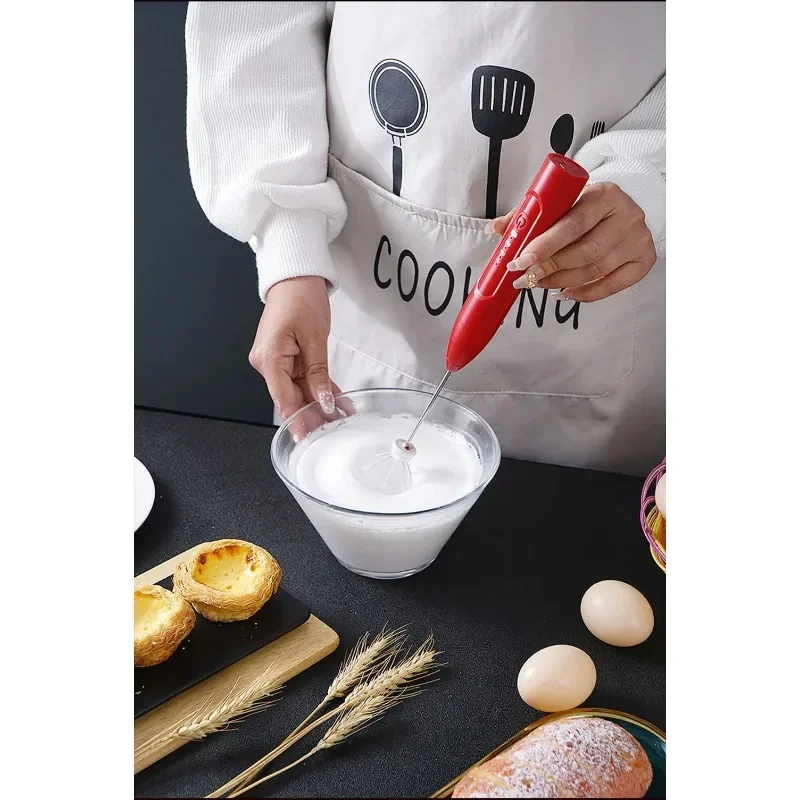 Handheld Stirrer Kitchen Gadgets Electric Milk Frother Kitchens Accessories Egg Whisk Manual Egg Beater Electric Portable Mixer