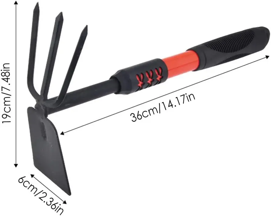 3-Pack Gardening Tool Set Shovel Rake Digging Plant Transplanting Weeding Multifunctional Garden Accessories