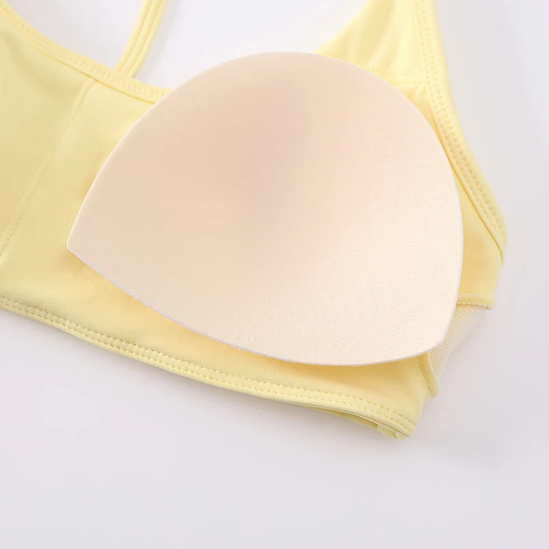 女性用衝撃吸収ヨガブラ 夏用通気性快適プロフェッショナルトレーニング＆フィットネスウェア ソリッドヨガスポーツブラ