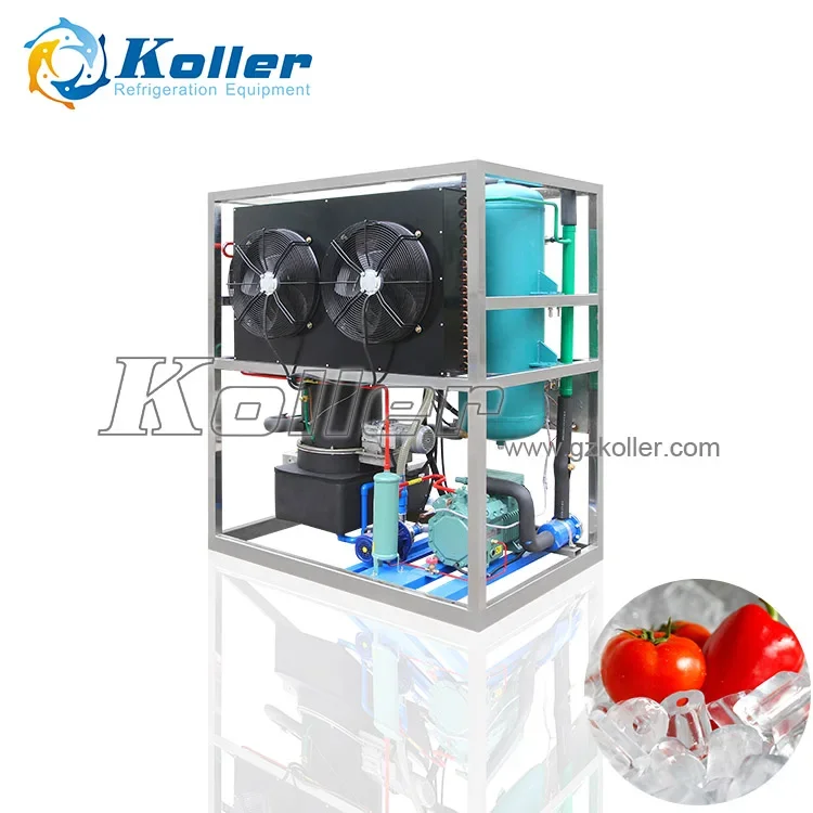 Koller Commercial Used 1 Ton Tube Ice Maker High Quality SUS304 Ice Tube Machine