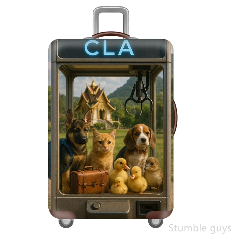 

Durable Elastic Luggage Cover Anti-Dust Anti-Wear Protective Suitcase Sleeve Practical For Travel Types Fits 18-32 Inch Luggage