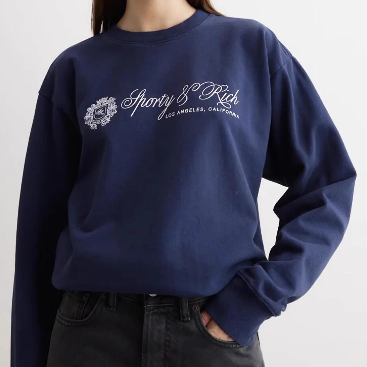 Autumn New Arrival Sporty Make You Wellness Letters Printing Vintage Style Sweatshirts Women Oversize Cotton 90's Jumpers