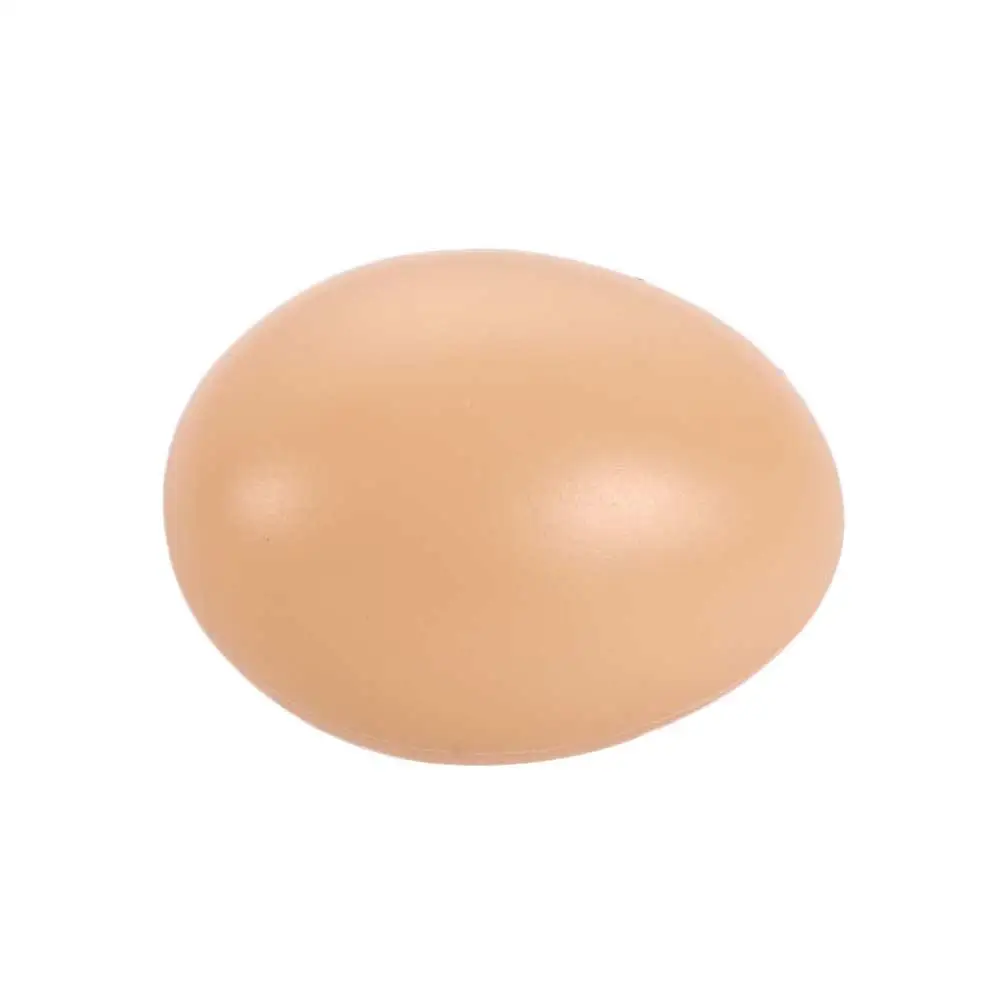 10pcs/set  Egg Hen Poultry Breeding Simulation Fake Plastic Artificial Eggs DIY Painting Easter Egg Educational Toy