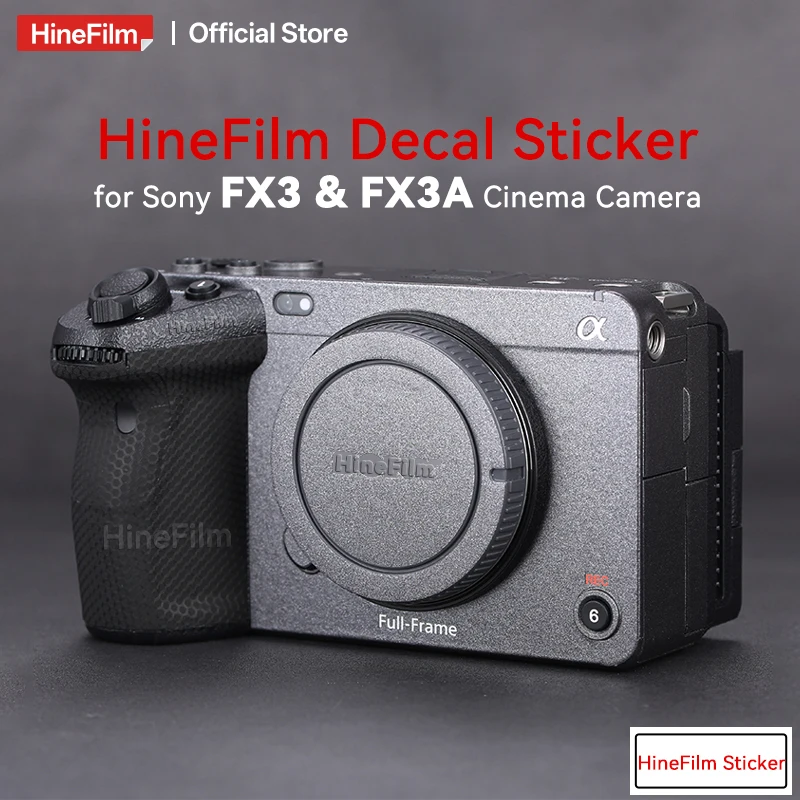 Hinefilm Skin for Sony ILME-FX3 Camera Sticker for Sony FX3 & FX3A Camera Decal Skin FX 3 Wrap Cover SonyFX3 Protective Film