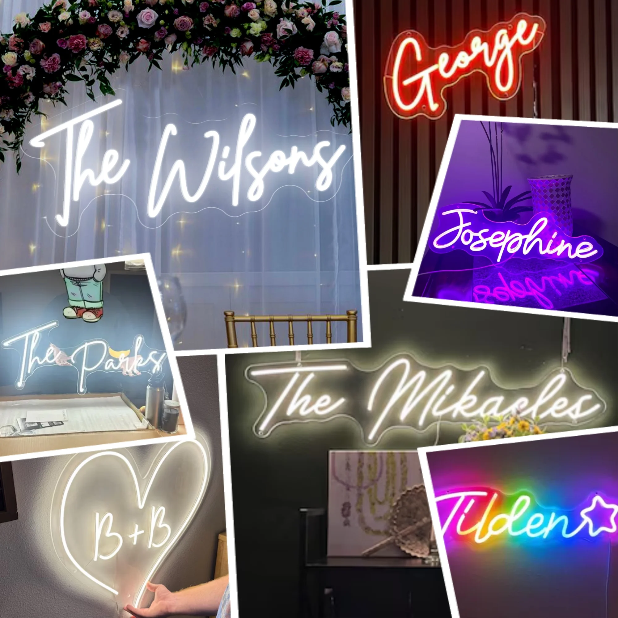 Custom Neon Light Sign LED Neon Sign for Wall Decor Personalized Neon Sign Wedding Birthday Party Bar Bedroom Room Decoration