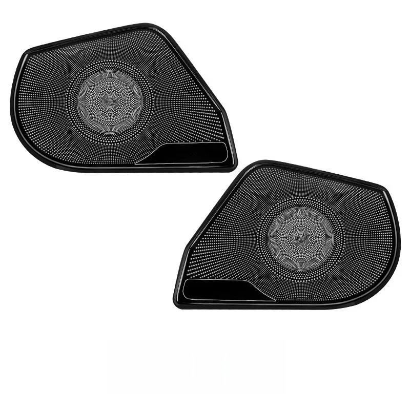 Car Inner Door Audio Speaker Loudspeaker Frame Horn Cover Trim Interior Accessories Kit For Honda Civic 10th 2016-2021 TYPE R