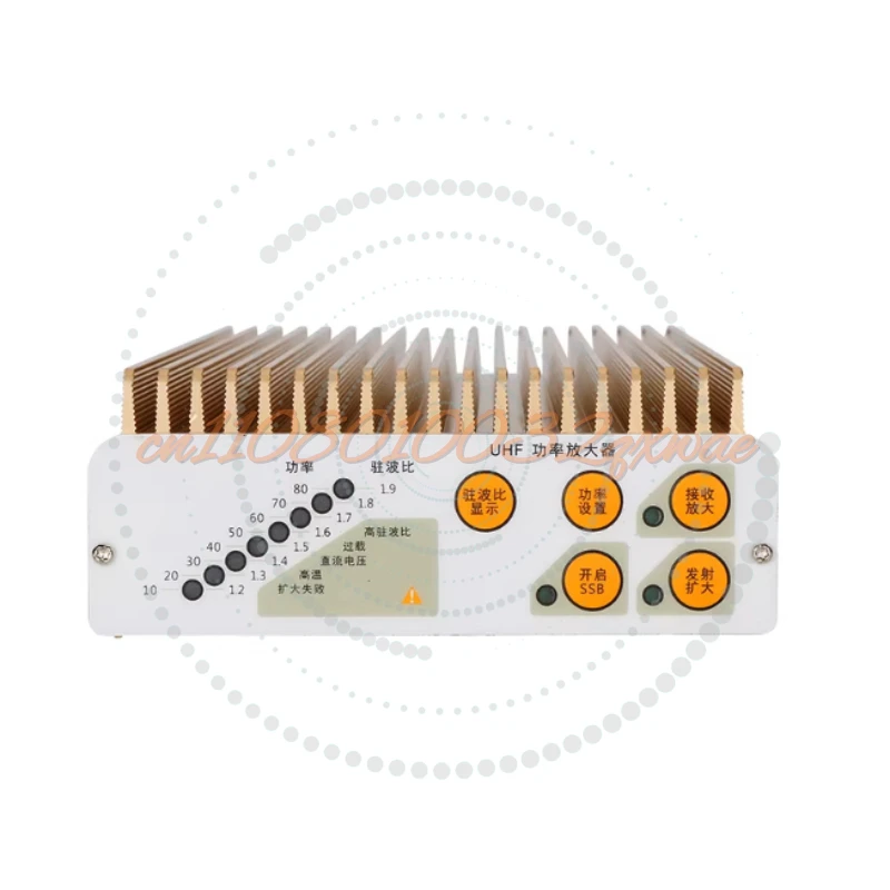 Walkie Talkie Power Amplifier, Power Set Level 10-80W, 1.2-1.9 V. WR Display, FM, AM, SSB Modulation Mode, 13.8V, 15A Input