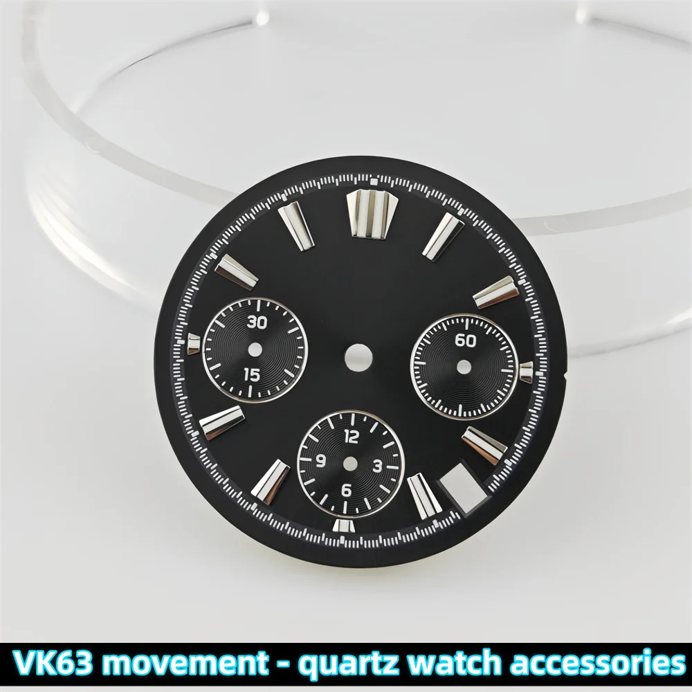 VK63 quadrante BGW9 quadrante luminoso GS temporizzazione multifunzionale orologio al quarzo modifica puntatore personalizzato fai da te accessorio orologio dimensioni 29.5mm