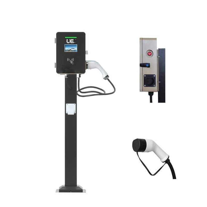 UE OEM Dual guns 7KW AC EV Charger Home use wall-mounted for electric car with Type 1 2 GB/T