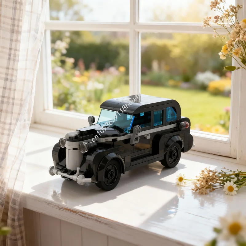 306pcs MOC City Traffic Classic Sedan Model Building Blocks Architecture Toy Festival Gift Idea Education Brick Birthday