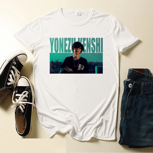 Japanese Kenshi Yonezu Fans T Shirt Designer White Color O Neck Hachi T Shirts Lovely Tshirt Girl Tee Men Harajuku Lemon TShirt