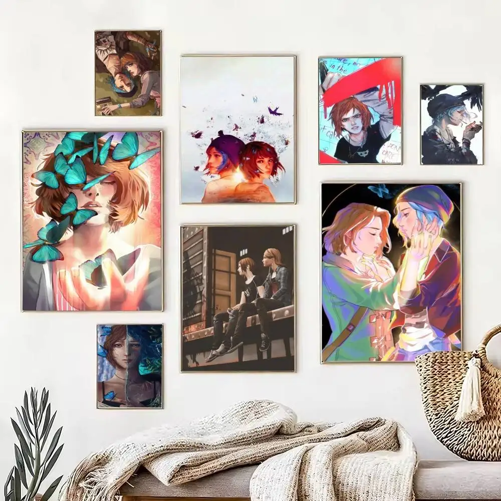 l-Life is Strange  Poster High Quality Dorm Living Room Aesthetic Wall Decoration Painting Stickers Gift