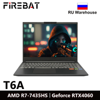 FIREBAT T6AD 16 Inch Geforce RTX 4060 AMD Ryzen7 7435HS  DDR5 165Hz 2.5K Wifi6 BT5.1 16GB 512GB Gaming Gamer Notebook Laptop