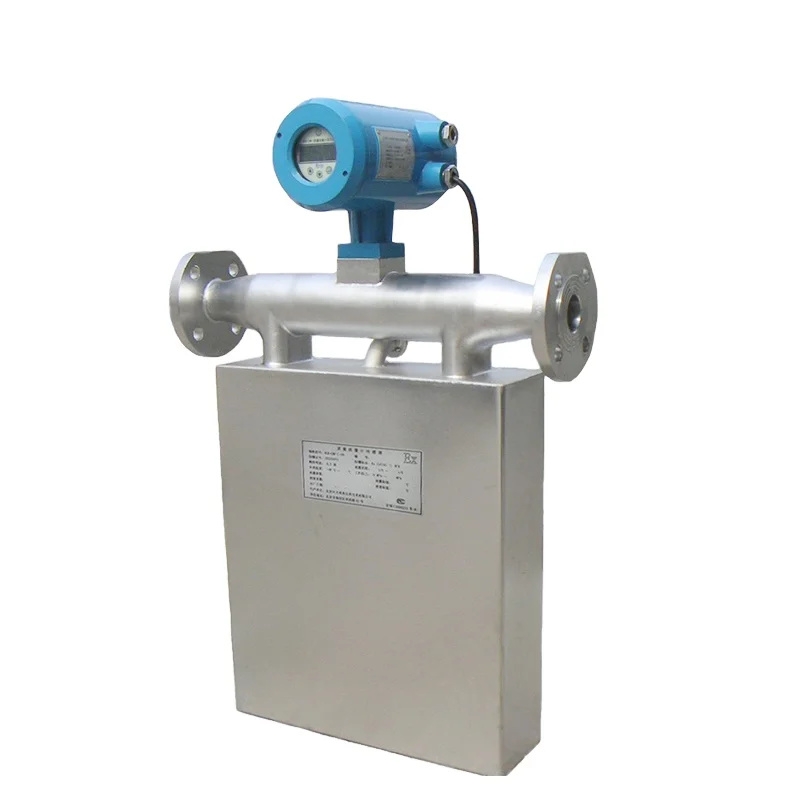 0.2% High Accuracy Stainless Steel Material Vegetable Oil Fuel Coriolis Mass Flowmeter