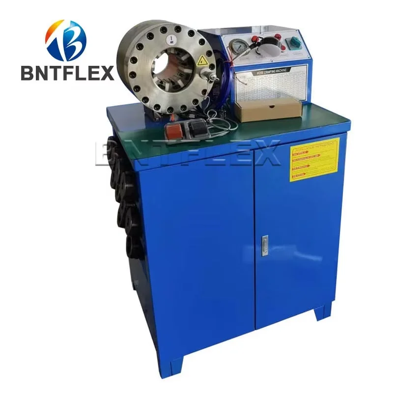 

Automatic Mobile High Pressure Industrial Rubber Hyd Hydraulic Hose Pipe Fitting Connector Press Cutting and Crimper Crimping