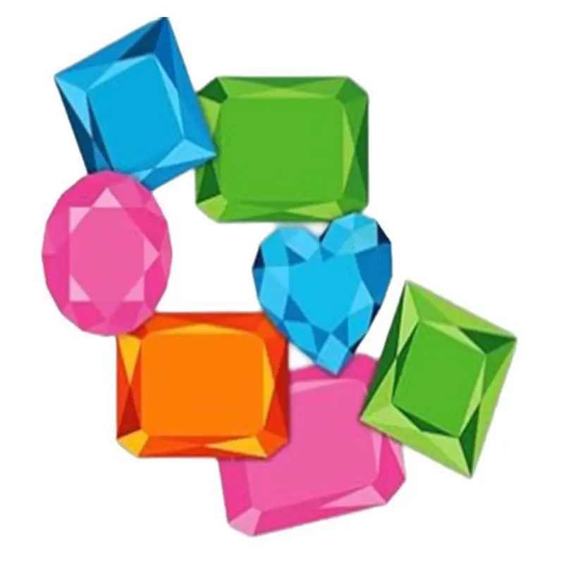 Mesh Bag Included Diving Gems Pool :64 Colorful For Underwater Gems For Playtime