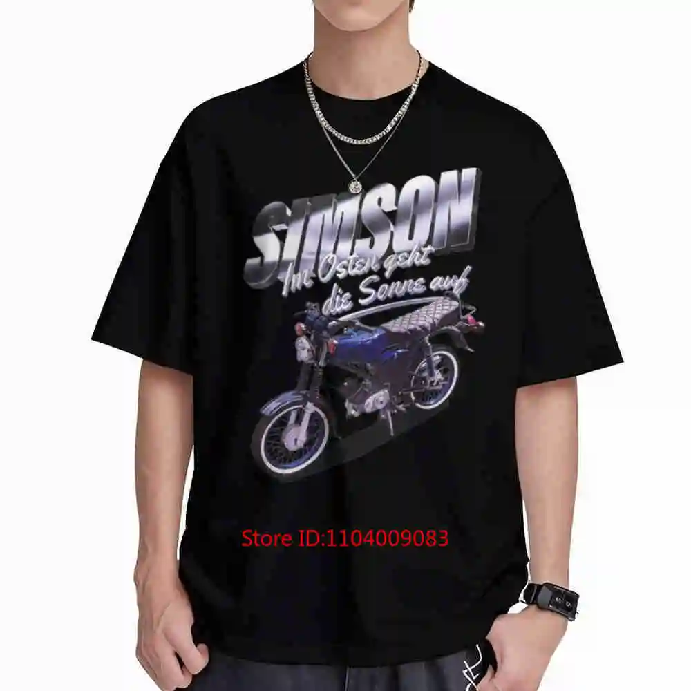 Simson Blue Short Sleeve Tee 100% Cotton T-Shirt