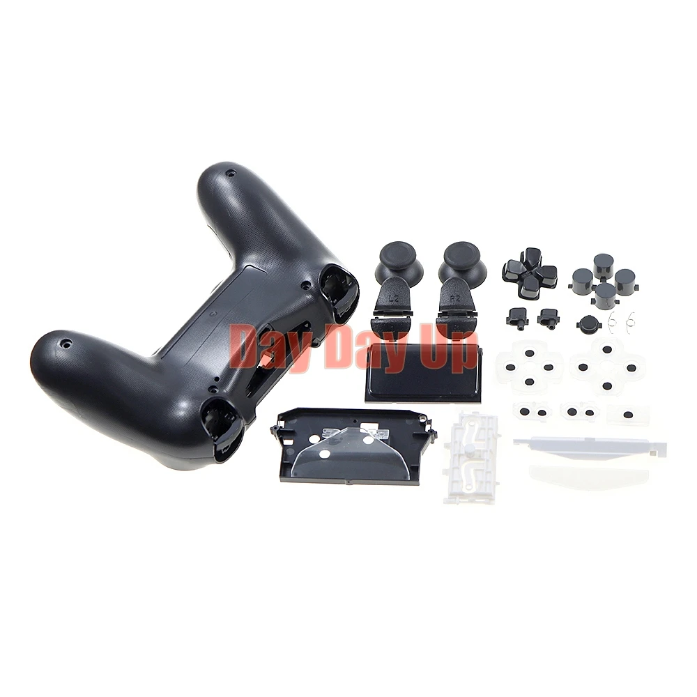 1 مجموعة ل PS4 تحكم JDS 030 JDS-030 V3 الجبهة الخلفية البلاستيك الصلب الإسكان شل الحال بالنسبة PS4 V3.0 JDM-030 غمبد #6