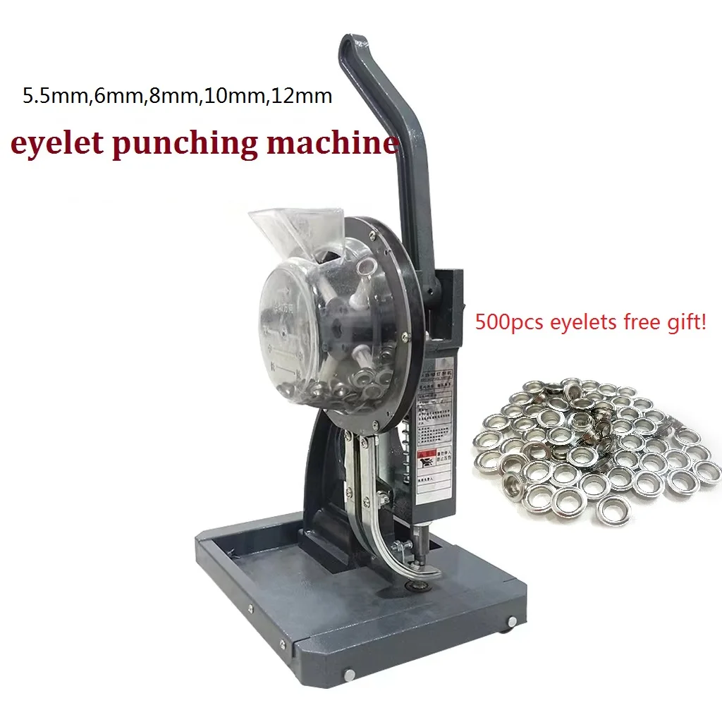 Wholesale Price Semi-Automatic Banner Tarpaulin Eyelet Press Punching Machine 5.5mm/6mm/8mm/10mm12mm