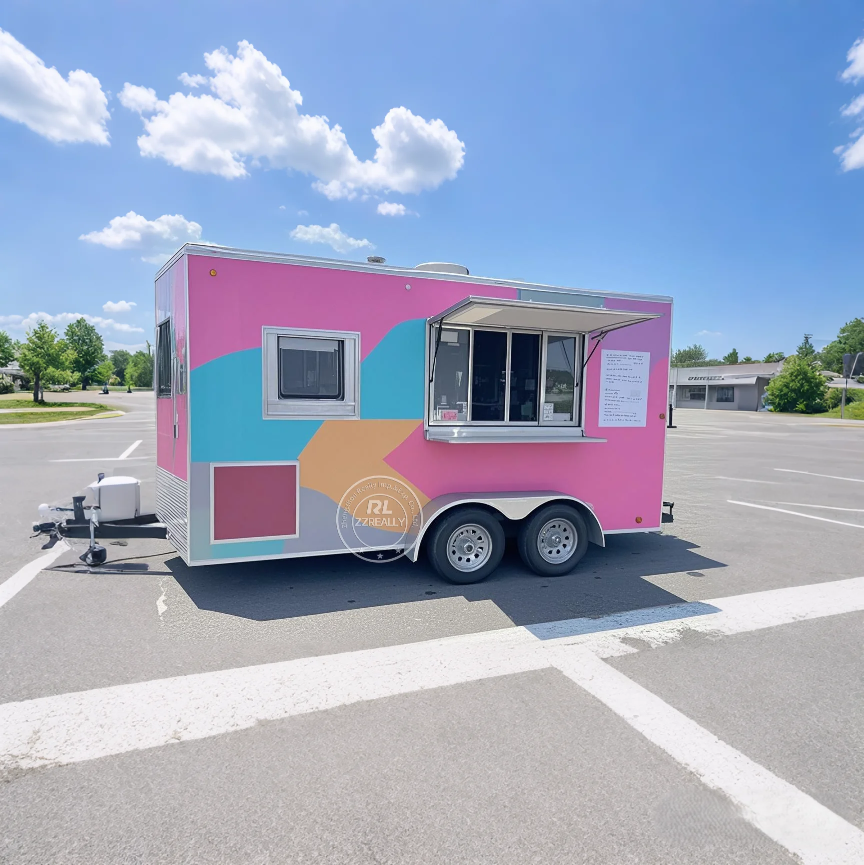 

American Standard High Quality Fast Food Trailer Full Kitchen Equipment Snack Food truck With DOT certification