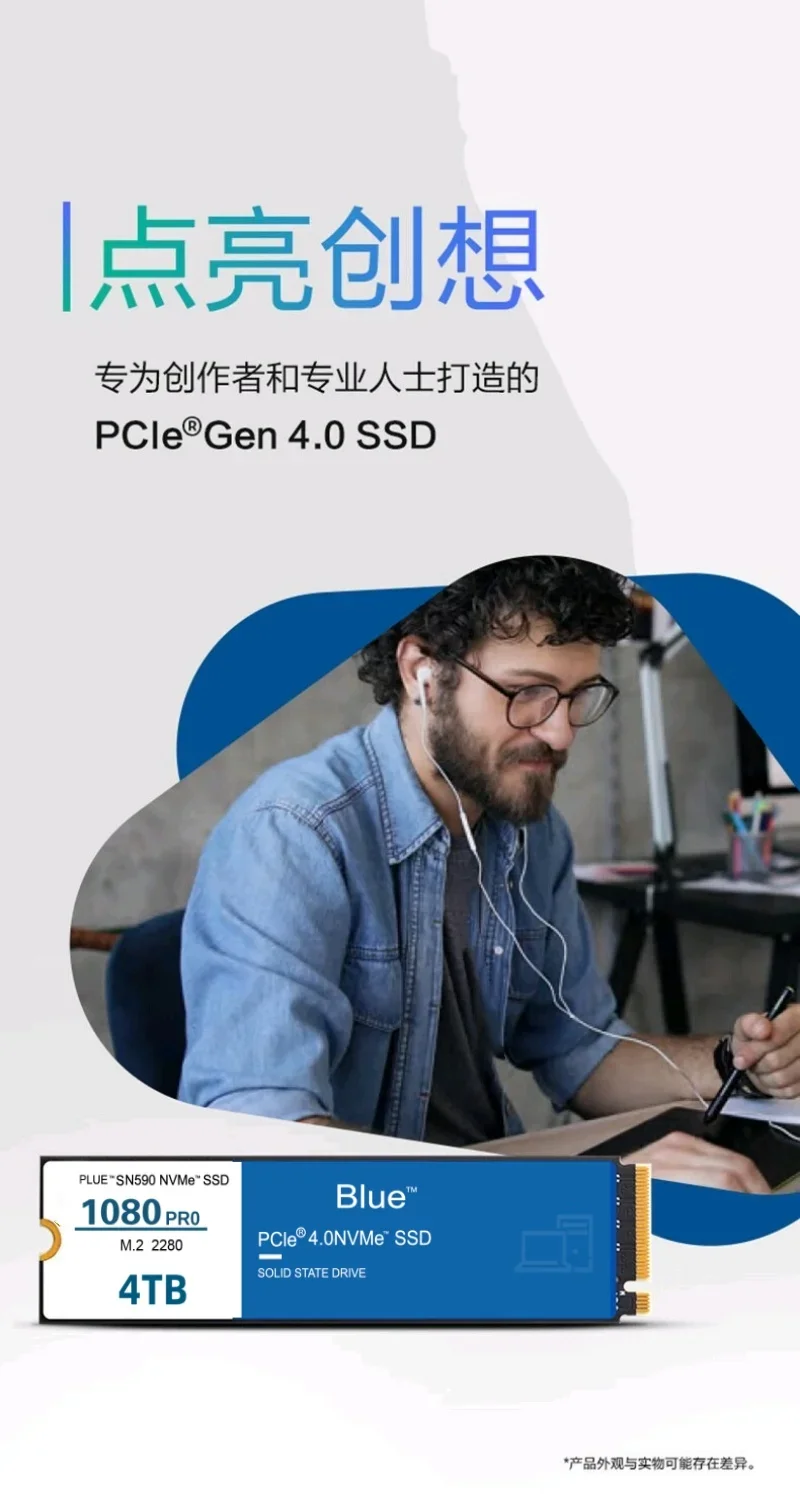 Disco Duro M.2 1080 pro, 4TB, 2TB, 1TB, 2280, nvme, ssd de 2,5 pulgadas, TLC, 5600 MB/s, unidades internas de estado sólido para ordenador portátil y de escritorio