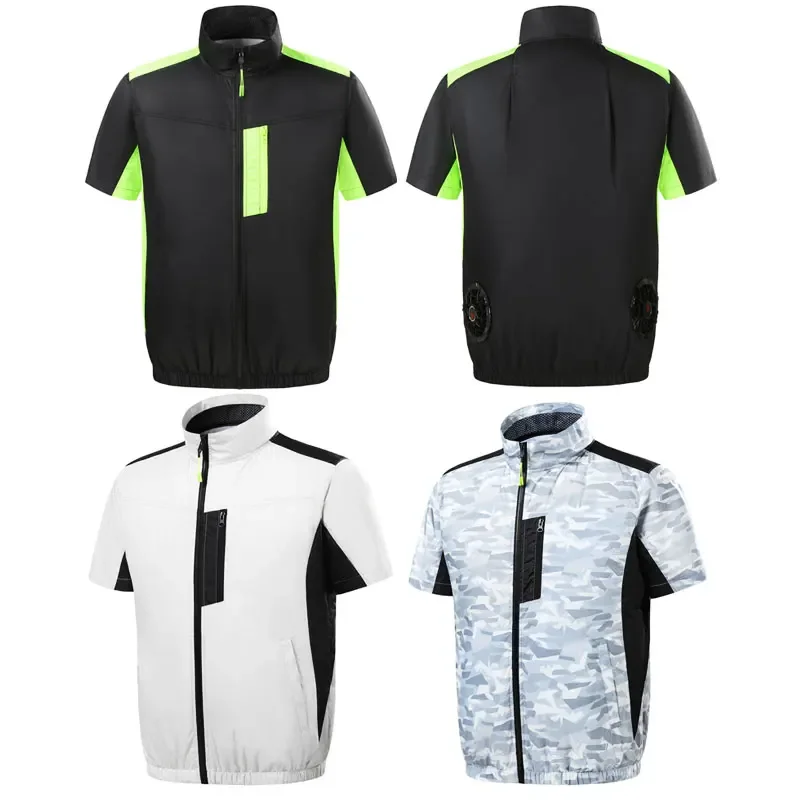 Heren Koelvest Motorfiets Fan Vest Airco Kleding Usb Opladen Fan Kleding Vrouwen Fan Jas Body Cooling Kleding