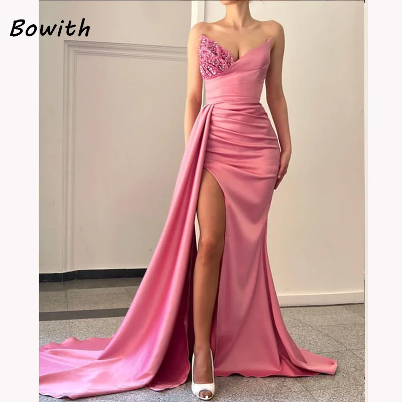 

Bowith Luxury Evening Dress Prom Ladies Dress Women Elegant Luxury Wedding Party Formal Occasion Christmas Gown vestidos