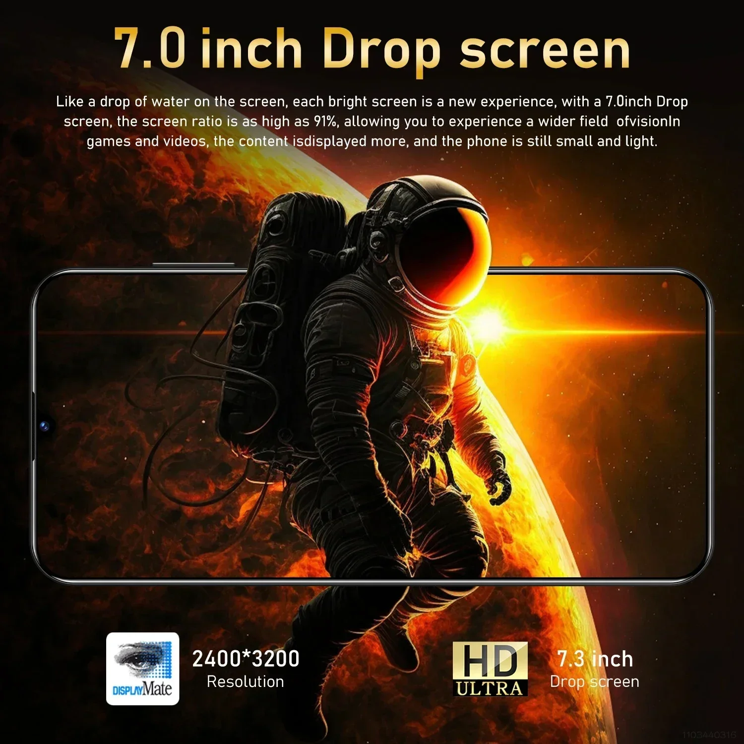 Original X7 Pro Smartphone 7.3inch Global Version 16G+1TB Snapdragon 8 gen3 Android14 50+108MP 4G/5G Cellphone Mobile Phone NFC