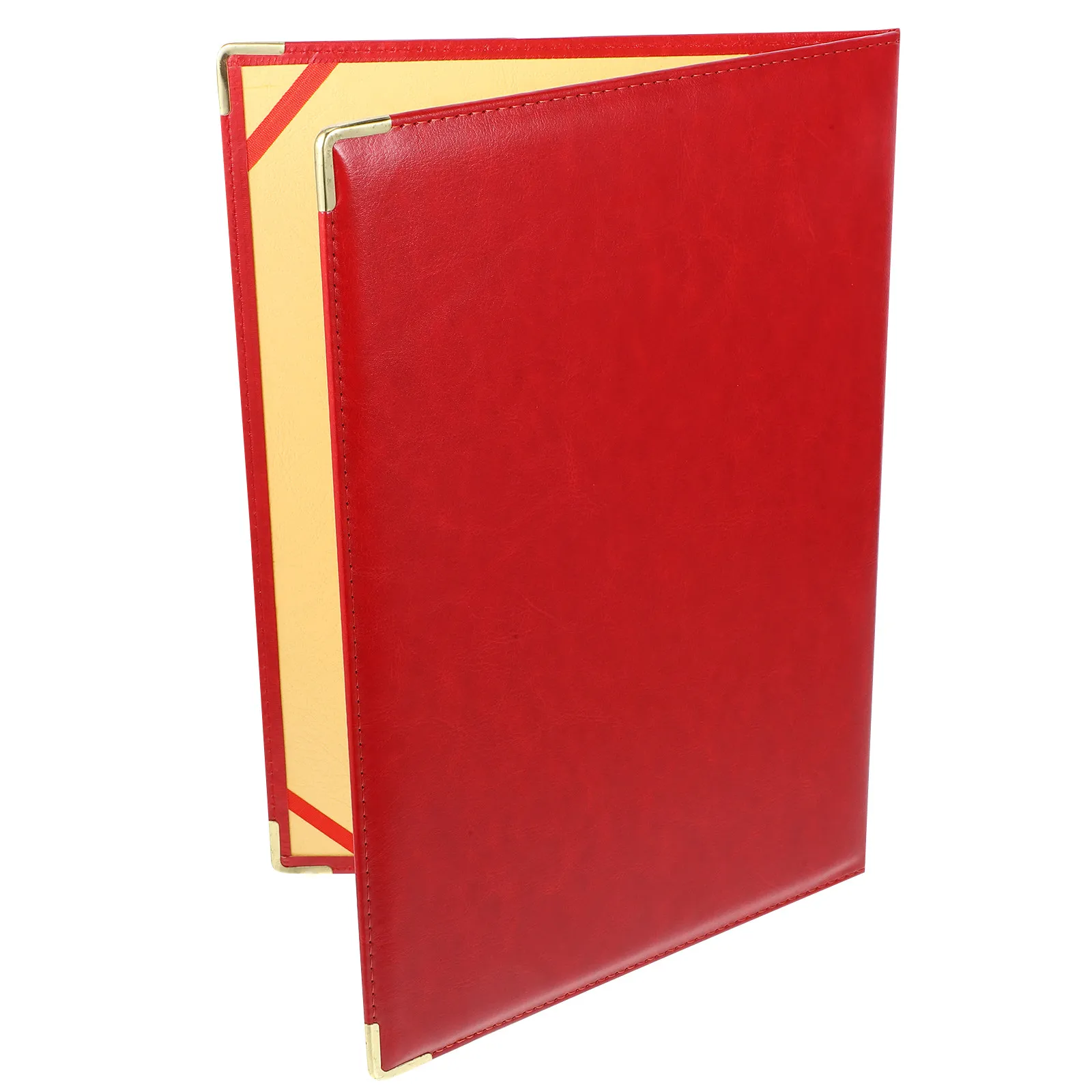 

Red Portfolio Folder for Office Business Documents Organizer File Storage Binder Portable Interview Portfolio Folder Resume