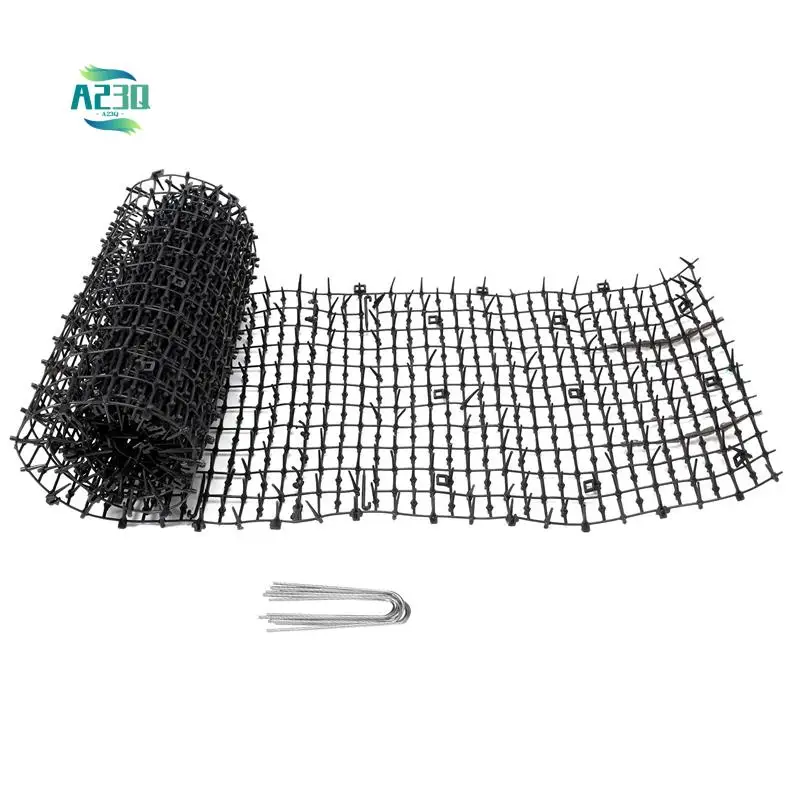 

A23Q-Cat Scat Mat With Spikes, Cat Dog Animal Spikes Repellent Deterrent Mat, Indoor Cat Outdoor Mat For Garden , 2M X 0.3M