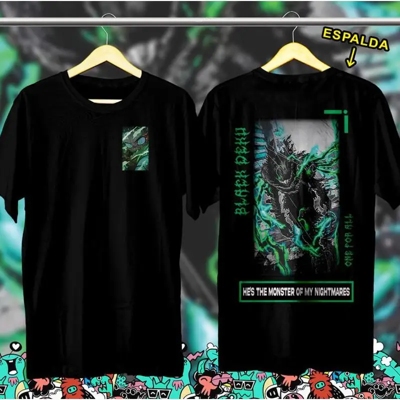 

Black Deku Boku no Hero Izuku midoriya - camisetas Tshirt