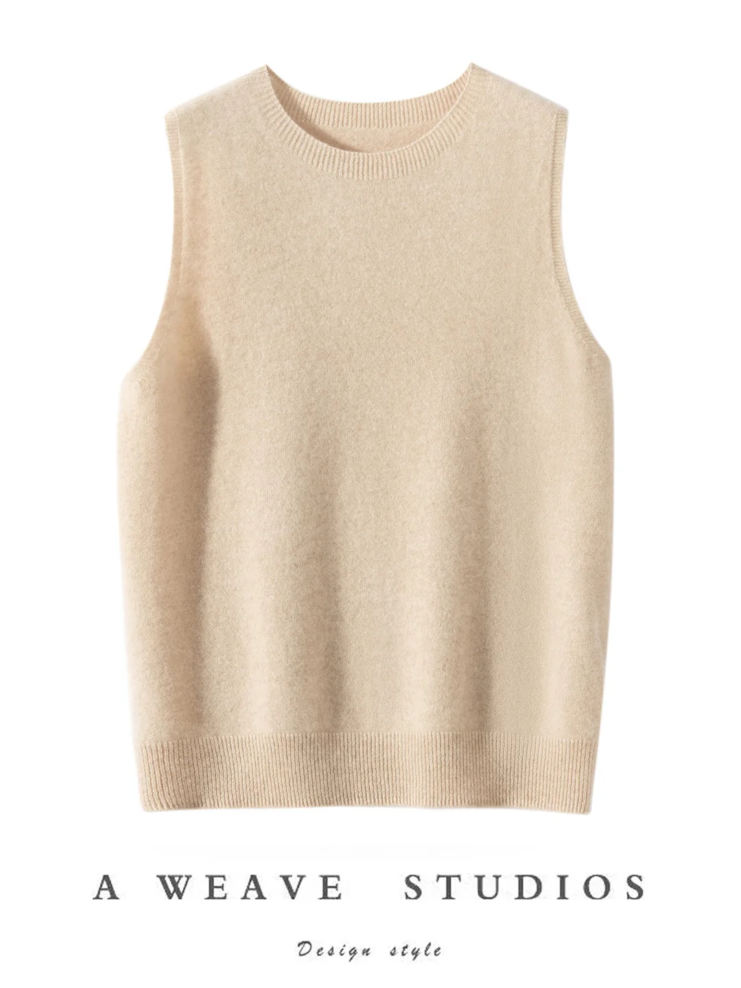 

Вязаный жилет Pure Camere Svel с круглым вырезом, свободного кроя, стройнящий, для женщин, комфортный и теплый, незаменимый элемент гардероба