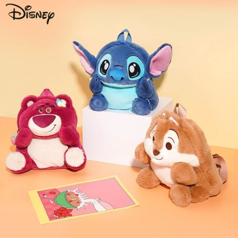 

Disney 2025 New Women's Backpack High Quality Casual Lightweight Travel Backpack Fashionable Simple Versatile Girl Doll Backpack