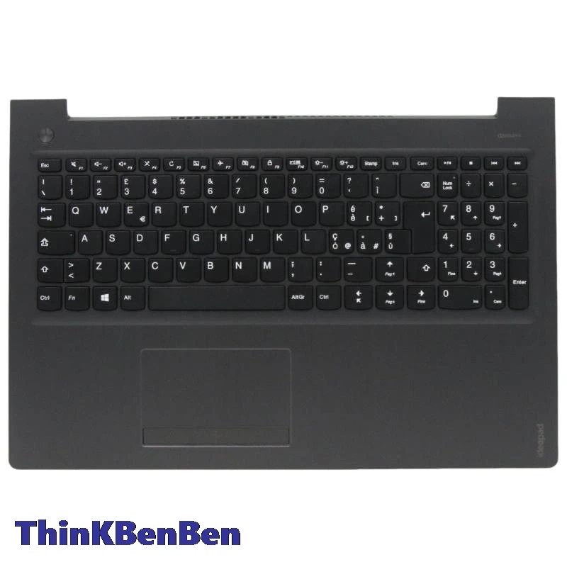 

IT Italian Black Keyboard Upper Case Palmrest Shell Cover For Lenovo Ideapad 510 15 310 15 15IKB 15ISK 15IAP 15ABR 5CB0M29239