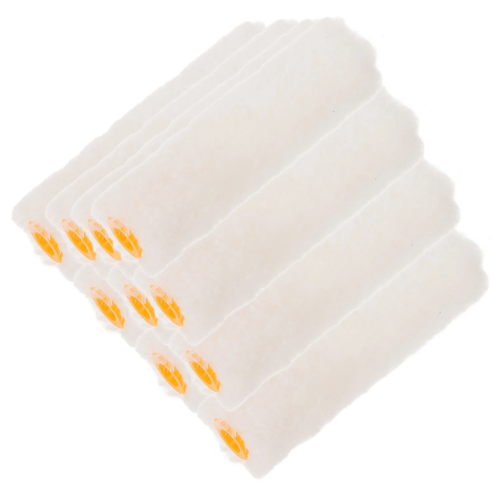 

10pcs Mini Paint Roller Cotton Sleeve Wall Painting Brush Replaceable Roller Covers for Home Decoration Corner Rollers House
