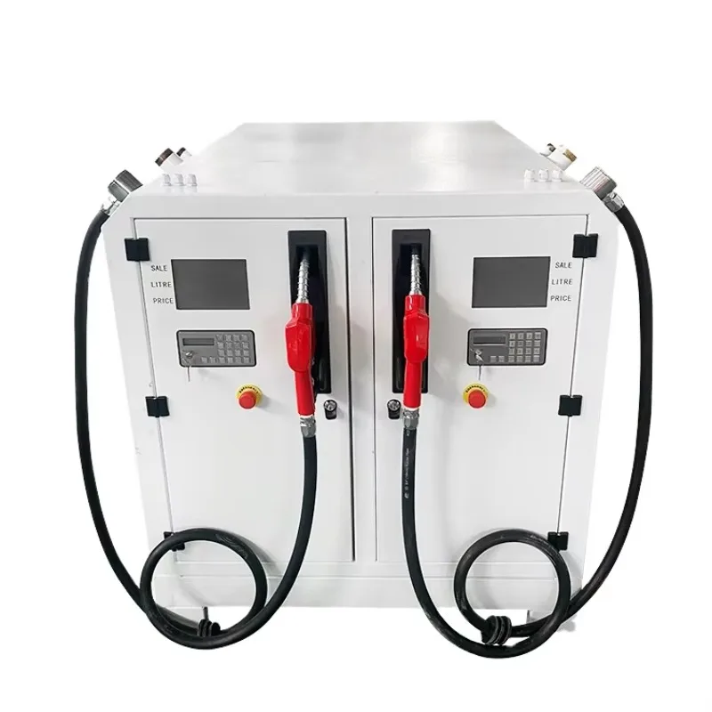 Portable Mini Petrol Pump Machine Portable Gas Station Fuel Dispenser With Tank